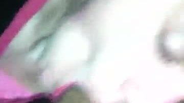 Cock sliding down her throat