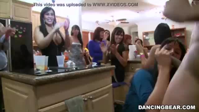 Salon surprise cock party for all the horny female