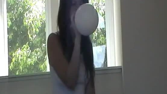 Sexy balloon popping part 6