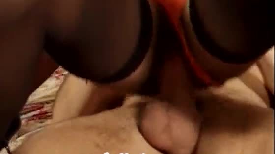 Hot redhead slut double penetrated by big black cocks